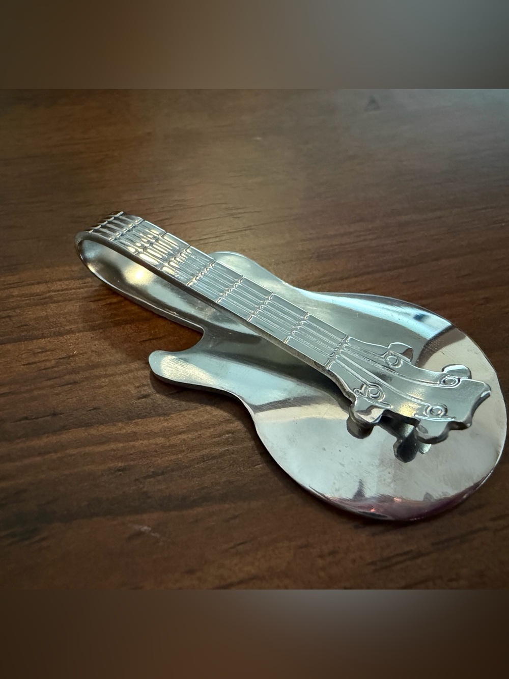 Guitar Spoon Money Clip